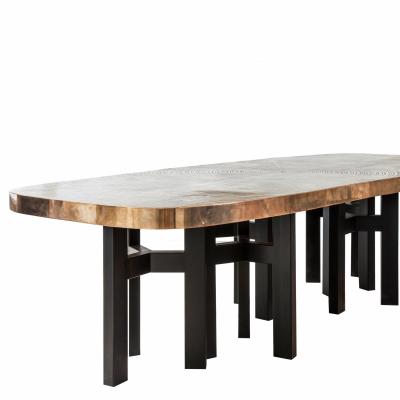 Ado Chale Large sculptural Goutte deau coffee dining table