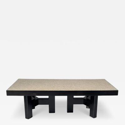 Ado Chale Mid Century Modern Pepper Coffee Table by Ado Chale Belgium Signed