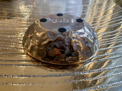 Ado Chale Small Bronze cup by Ado Chale