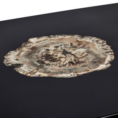 Ado Chale Table in black resin by Ado Chale