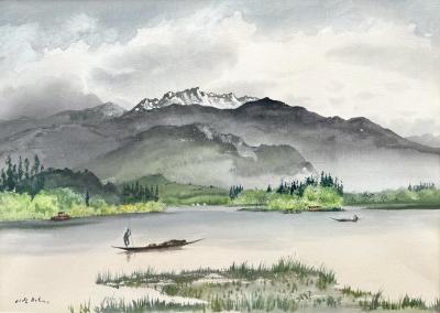 Adolf Arthur Dehn Lake Atitlan Guatemala 