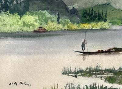 Adolf Arthur Dehn Lake Atitlan Guatemala 