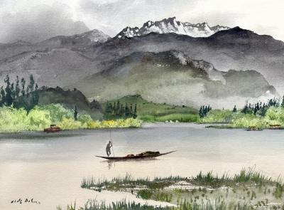 Adolf Arthur Dehn Lake Atitlan Guatemala 