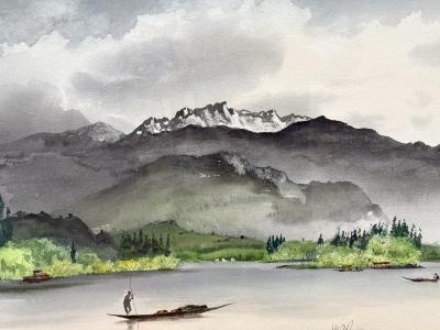Adolf Arthur Dehn Lake Atitlan Guatemala 