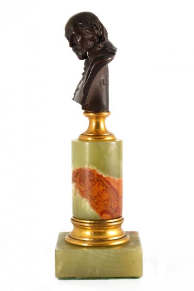 Adolf Karl Brutt Bronze Bust W Shakespeare By Adolf Karl Brutt 1910 Germany H Gladenbeck Son