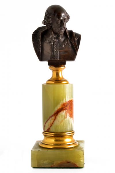 Adolf Karl Brutt Bronze Bust W Shakespeare By Adolf Karl Brutt 1910 Germany H Gladenbeck Son