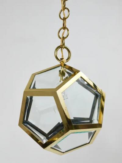 Adolf Loos Adolf Loos Dodekaeder Pendant Lamp Chandelier Friedrich Otto Schmidt 1900s