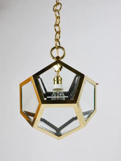 Adolf Loos Adolf Loos Dodekaeder Pendant Lamp Chandelier Friedrich Otto Schmidt 1900s