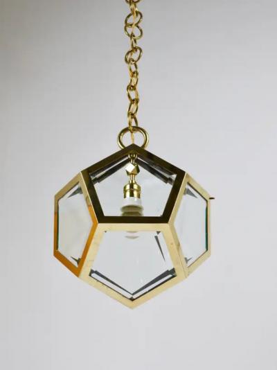 Adolf Loos Adolf Loos Dodekaeder Pendant Lamp Chandelier Friedrich Otto Schmidt 1900s