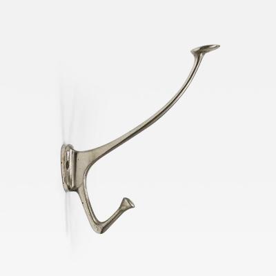 Adolf Loos Adolf Loos Pair of Art Nouveau Nickel Wall Hooks Caf Capua Vienna 1900s