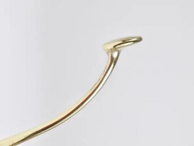 Adolf Loos Up to 6 Adolf Loos Art Nouveau Nickel Brass Wall Hooks Caf Capua Vienna 1900s
