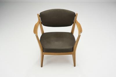 Adolf Relling Adolf Relling Frederik Kayser Kaminstolen for Arnestad Bruk Norway 1940s