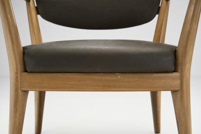 Adolf Relling Adolf Relling Frederik Kayser Kaminstolen for Arnestad Bruk Norway 1940s