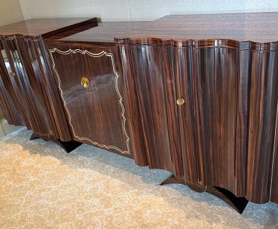Adolphe De Beyne Macassar ebony sideboard by A De Beyne