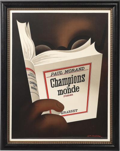 Adolphe Mouron Cassandre Adolphe Cassandre Champions Du Monde Lithograph Poster