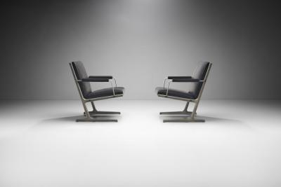 Adrian Heath Pair of Lufthavns Stole Chairs by Ditte Heath Adrian Heath for Cado DK 1969