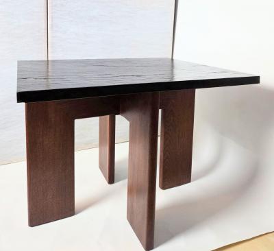 Adrian Pearsall 1960s Adrian Pearsall Craft Associates Walnut River Slate Side Table