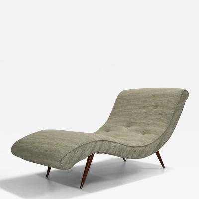 Adrian Pearsall 1960s Adrian Pearsall Wave Chaise Lounge