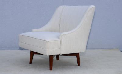 Adrian Pearsall 1960s Mid Century Modern Swivel Lounge Chairs