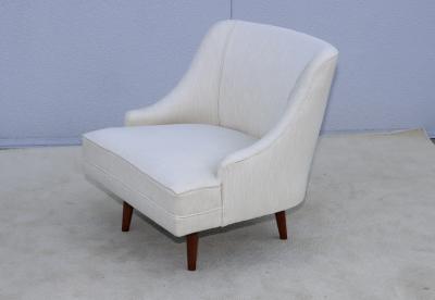 Adrian Pearsall 1960s Mid Century Modern Swivel Lounge Chairs