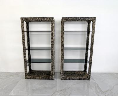 Adrian Pearsall Adrian Pearsall Brutalist Goop Etageres Shelving Circa Late 1960s