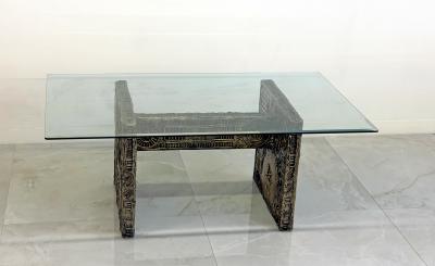Adrian Pearsall Adrian Pearsall Cast Goopy Sculptured Brutalist Dining Table 1960s