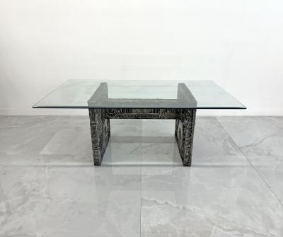 Adrian Pearsall Adrian Pearsall Cast Goopy Sculptured Brutalist Dining Table 1960s