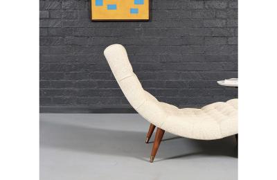 Adrian Pearsall Adrian Pearsall Diamond Button Tufted Chaise Lounge for Craft Associates