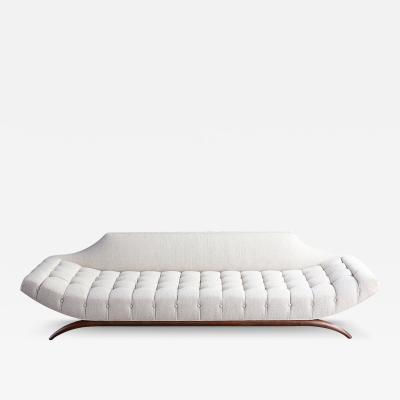 Adrian Pearsall Adrian Pearsall Gondola Biscuit Tufted Sofa for Craft Associates