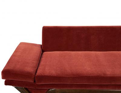 Adrian Pearsall Adrian Pearsall Mid Century Modern Walnut Gondola Sofa