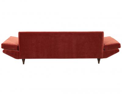 Adrian Pearsall Adrian Pearsall Mid Century Modern Walnut Gondola Sofa