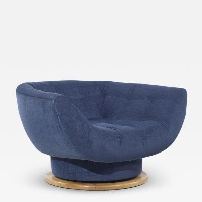 Adrian Pearsall Adrian Pearsall Mid Century Tub Swivel Lounge Chair