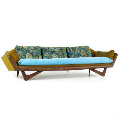 Adrian Pearsall Adrian Pearsall Mid Century Walnut Gondola Sofa
