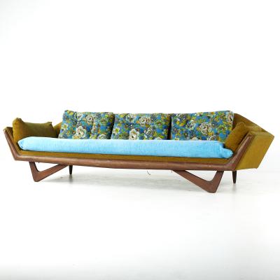 Adrian Pearsall Adrian Pearsall Mid Century Walnut Gondola Sofa
