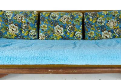 Adrian Pearsall Adrian Pearsall Mid Century Walnut Gondola Sofa