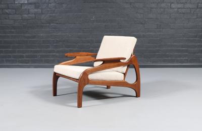 Adrian Pearsall Adrian Pearsall Model 1209 C Lounge Chair w Ottoman for Craft Associates