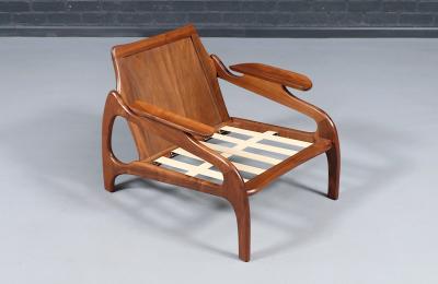 Adrian Pearsall Adrian Pearsall Model 1209 C Lounge Chair w Ottoman for Craft Associates