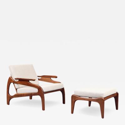 Adrian Pearsall Adrian Pearsall Model 1209 C Lounge Chair w Ottoman for Craft Associates