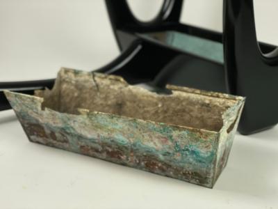 Adrian Pearsall Adrian Pearsall Planter Coffee Table Organic Glass top 1960s USA