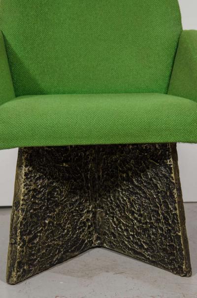 Adrian Pearsall Adrian Pearsall Set of Four Brutalist Dining Room Chairs for Craft Associates