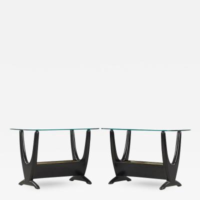 Adrian Pearsall Adrian Pearsall Style Kroehler Mid Century End Tables with Planters