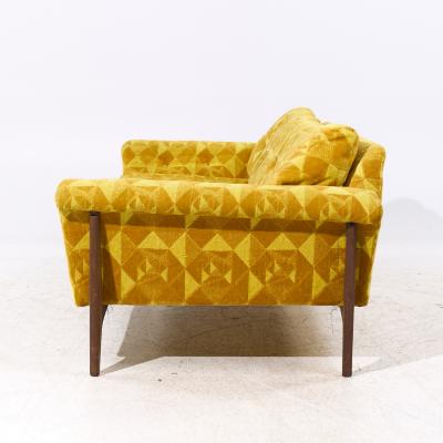 Adrian Pearsall Adrian Pearsall Style Mid Century Walnut Gondola Sofa