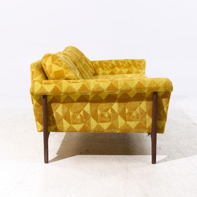 Adrian Pearsall Adrian Pearsall Style Mid Century Walnut Gondola Sofa