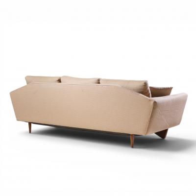 Adrian Pearsall Adrian Pearsall Style Mid Century Walnut Gondola Sofa