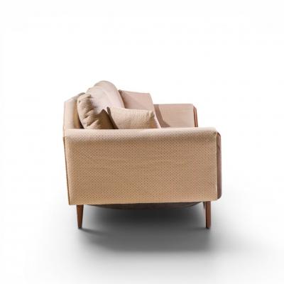 Adrian Pearsall Adrian Pearsall Style Mid Century Walnut Gondola Sofa