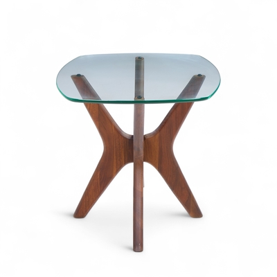 Adrian Pearsall Adrian Pearsall for Craft Associate Mid Century Walnut Jacks Side Table