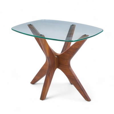 Adrian Pearsall Adrian Pearsall for Craft Associate Mid Century Walnut Jacks Side Table