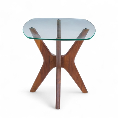 Adrian Pearsall Adrian Pearsall for Craft Associate Mid Century Walnut Jacks Side Table
