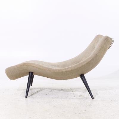 Adrian Pearsall Adrian Pearsall for Craft Associates 1828 C Mid Century Walnut Chaise Lounge