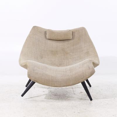 Adrian Pearsall Adrian Pearsall for Craft Associates 1828 C Mid Century Walnut Chaise Lounge